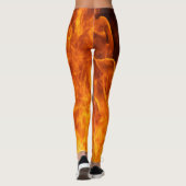 Orangefarben Leggings (Rückseite)