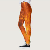 Orangefarben Leggings (Links)