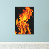 Orangefarben Leinwanddruck (Insitu (Holzboden))