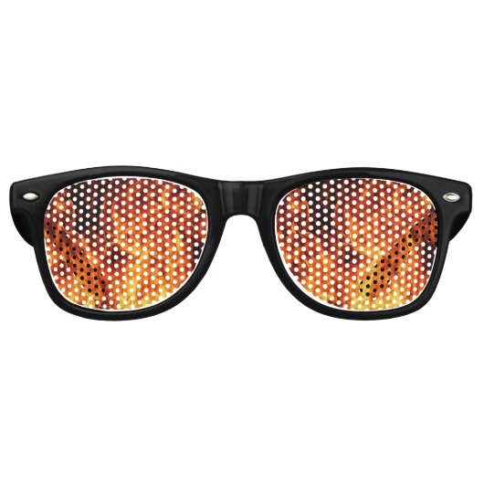 Orangefarben Sonnenbrille (Vorderseite)