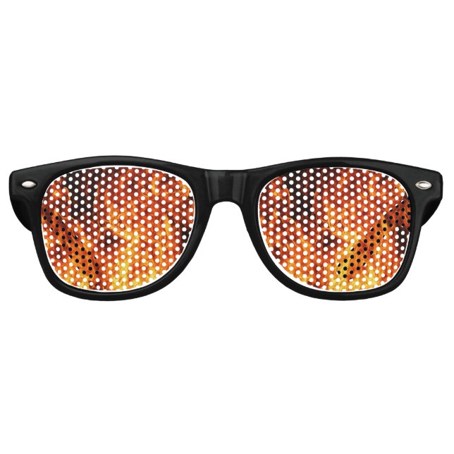 Orangefarben Sonnenbrille (Vorderseite)