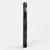 Orangefarbene abstrakte Monogramm-Telefongehäuse.  Case-Mate iPhone Hülle (Hinten/Rechts)