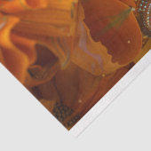 Orangefarbene afrikanische Frau Dekoupage Seidenpapier (Ausschnitt)