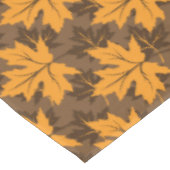 Orangefarbene Ahorn Blätter Braun Herbst Zuhause D Tischdecke (Schrägansicht)