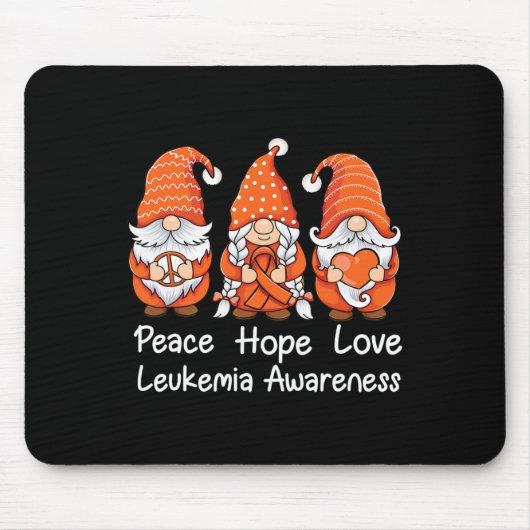 Orangefarbene Bänder unterstützen Überlebende von  Mousepad (Vorne)