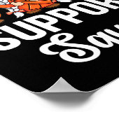 Orangefarbene Bänder unterstützen Überlebende von  Poster (Ecke)