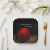 Orangefarbene Basketballmeisterin