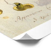 Orangefarbene Bäume, 1863 (w/c, Stift und Tinte üb Poster (Ecke)