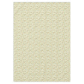 Orangefarbene Berries und Blätter auf Creme - Must Tischdecke (Vorderseite)