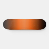 Orangefarbene bis schwarze Skateboard (Horizontal)