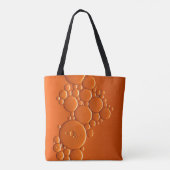 Orangefarbene Blasen Tasche (Rückseite)