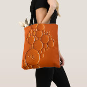Orangefarbene Blasen Tasche (Von Nahem)