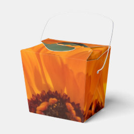 Orangefarbene Blume "Abnehmen" Geschenkschachtel