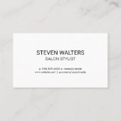 Orangefarbene Blume | Danke Visitenkarte (Rückseite)