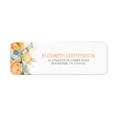 Orangefarbene Blume Elegante (Vorne)