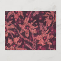 Orangefarbene Blume gefühlten Postkartenmalerei