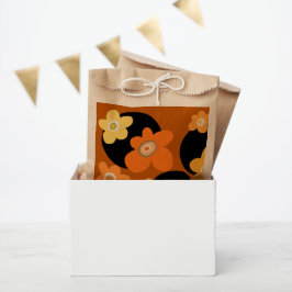 orangefarbene Blume Geschenktütchen