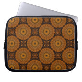 Orangefarbene Blume Laptop Sleeve (Vorderseite)