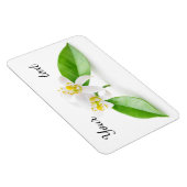 Orangefarbene Blume Magnet (Rechte Seite)