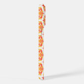 Orangefarbene Blume, Muster von Blume, Muster von iPhone Hülle (Rechte Seite)
