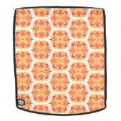 Orangefarbene Blume, Muster von Blume, Muster von  Rucksack (Abnehmbare Front)
