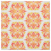 Orangefarbene Blume, Muster von Blume, Muster von Stoff (Muster)