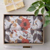 Orangefarbene Blume nahtlos Seidenpapier (Geschenk)