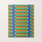 Orangefarbene Blume - Puzzle (Vertikal)