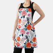 Orangefarbene Blume Schürze (InSitu)