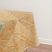 Orangefarbene Blume Tischdecke (Beispiel)