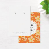 Orangefarbene Blumen Orangefarbene Anzeigetafel (Schreibtisch)