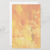 Orangefarbene Bodenbeläge Briefpapier (Vorne/Hinten)