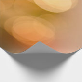 Orangefarbene Buchse Geschenkpapier (Ecke)