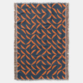 Orangefarbene, coole, moderne, trendige, gewölbte decke (Vorderseite Vertikal)