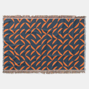 Orangefarbene, coole, moderne, trendige, gewölbte  decke