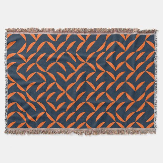Orangefarbene, coole, moderne, trendige, gewölbte decke (Vorderseite)