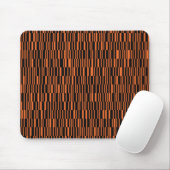 Orangefarbene, coole, trendige, moderne geometrisc mousepad (Mit Mouse)