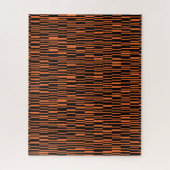 Orangefarbene, coole, trendige, moderne geometrisc puzzle (Vertikal)