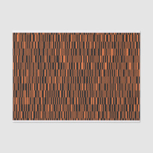 Orangefarbene, coole, trendige, moderne geometrisc seidenpapier