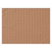 Orangefarbene Damast Tischdecke (Vorderseite (Horizontal))