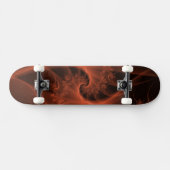 Orangefarbene Drehung Skateboard (Horizontal)