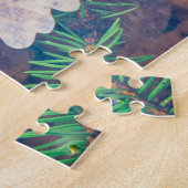 Orangefarbene Eichen unter Wasser Blätter Puzzle (Seite)