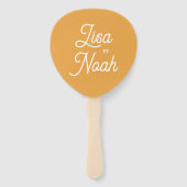 Orangefarbene Fächer (Vorderseite)