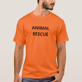 Orangefarbene Farbe der Tiere T-Shirt