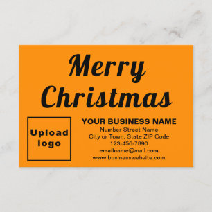 Orangefarbene Farbe; Weihnachten; Unternehmen; kle