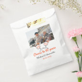 Orangefarbene Feier bis 60 Jahre Hochzeit Geschenktütchen (Versiegelt)