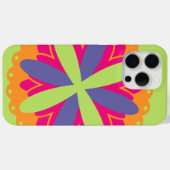 Orangefarbene Formen Case-Mate iPhone Hülle (Rückseite (Horizontal))