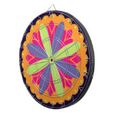 Orangefarbene Formen Dartscheibe (Vorderseite rechts)
