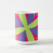 Orangefarbene Formen Kaffeetasse (Mittel)