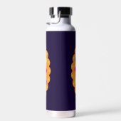Orangefarbene Formen Trinkflasche (Rechts)